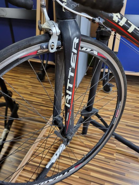 bicicleta ritter cursiera full carbon