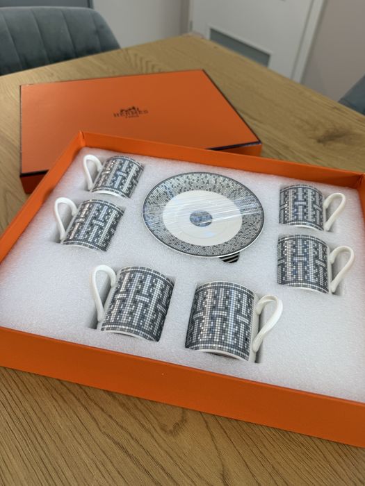 Hermes Mosaique Au 24 комплект сет за кафе