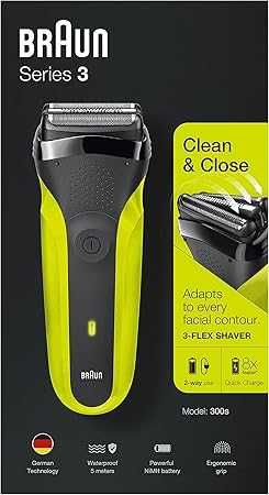 Ел. машинка за бръснене Braun Series 3 300S Clean & Close Водоустойчива