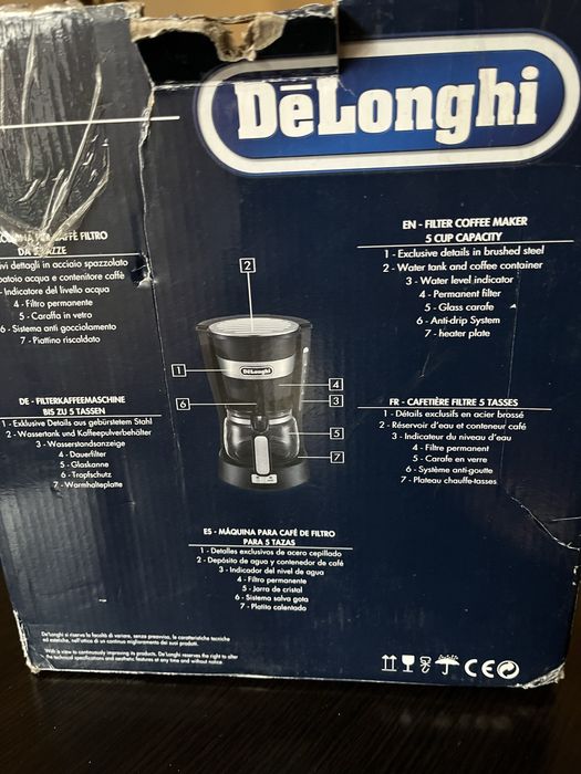 Кафемашина шварц Delonghi