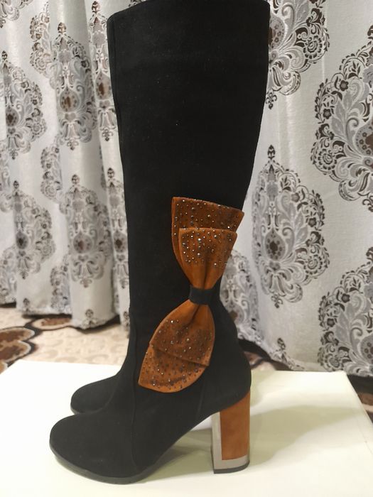 Сапоги женские замшевые , Айоллар сапоги замш