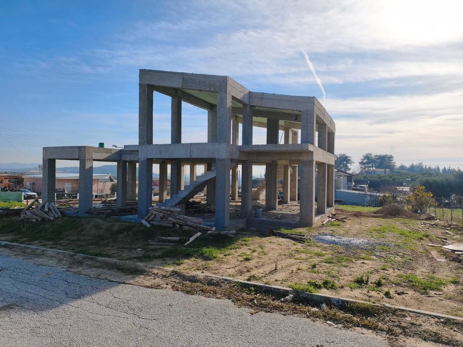 Продава нова 2 ет сграда 116м2 с вълшебна гледка море в Офринио,Гърция