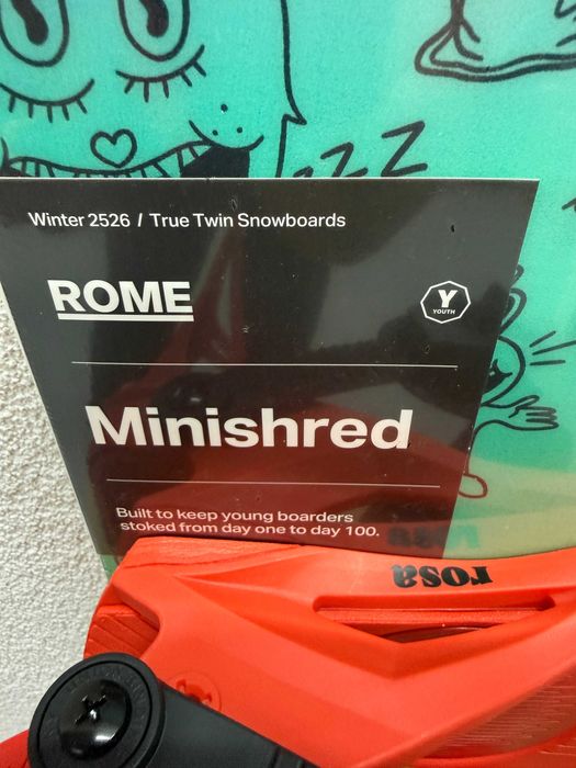 placa noua snowboard rome minishred L110cm