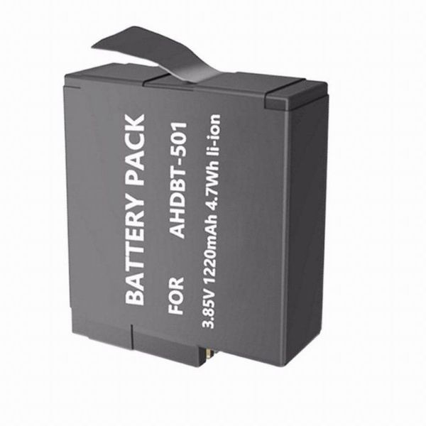 Батерия GARV за GoPro Hero 5/6/7 black/new(2018), 1220 mAh