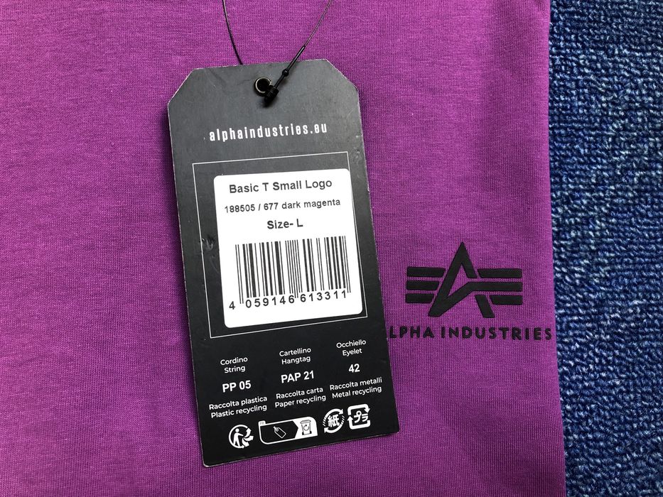 Alpha Industries Small Logo Basic T-Shirt ОРИГИНАЛНИ тениски M/L/XL