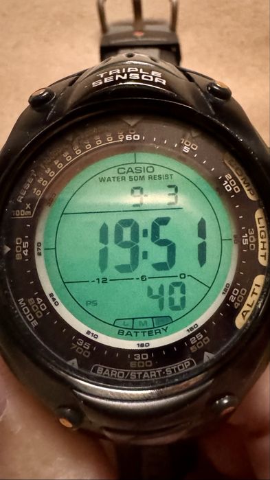 CASIO Protrek PRG-70J vintage соларен часовник