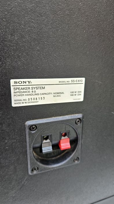 Boxe de raft Sony SS-E610