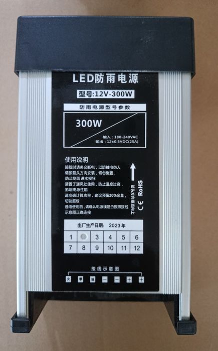 Светодиодный блок питания для рекламных букв