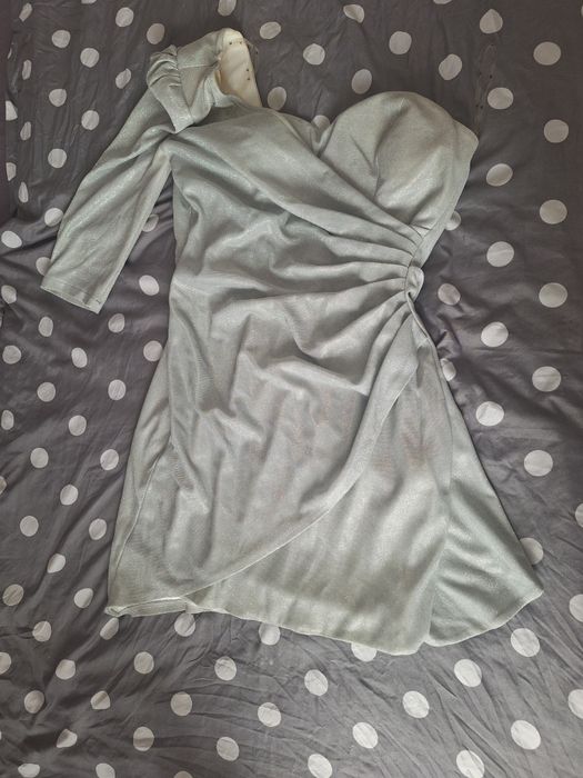 Rochie argintie superba