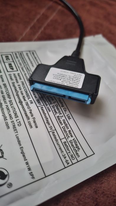 Кабел Usb към Sata 2.5 inch