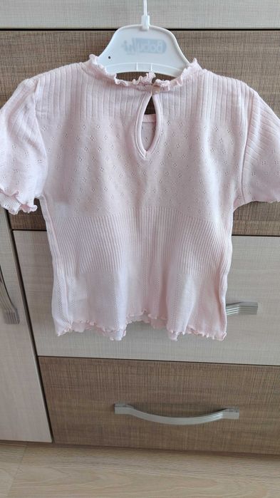 Розова блузка за момиченце H&M