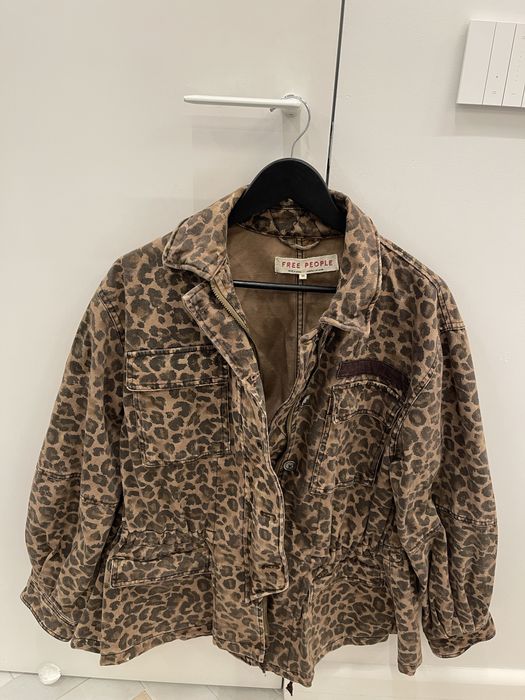 Free people leopard jacket