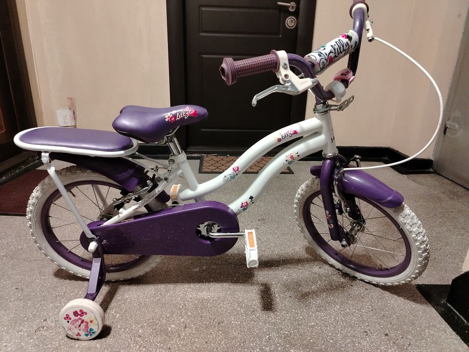 Bicicleta copii cu roti ajutatoare