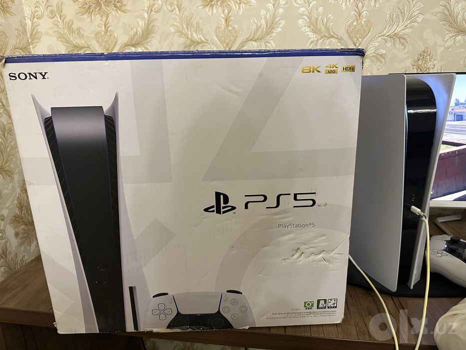 PS5 diskovodli 2 ta joystick bilan