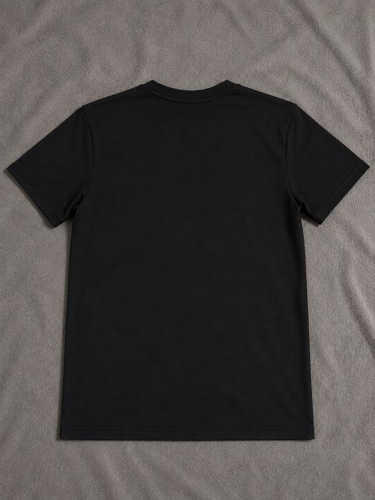 Tricou Balmain Paris negru cu logo roșu