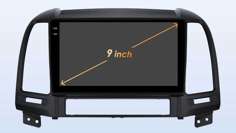 Мултимедия 9″ Android 14 за HYUNDAI SANTA FE II CARPLAY навигация RDS