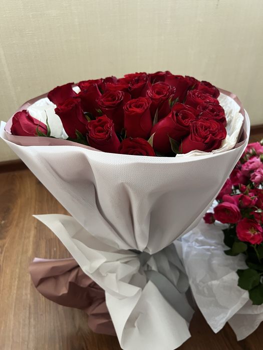 Букет,цветы, красные розы