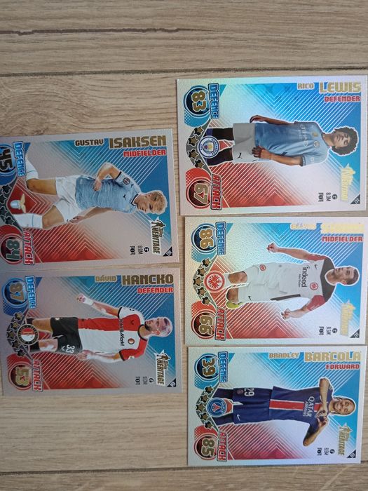 5 брКарти Match attax Heritage 24/25