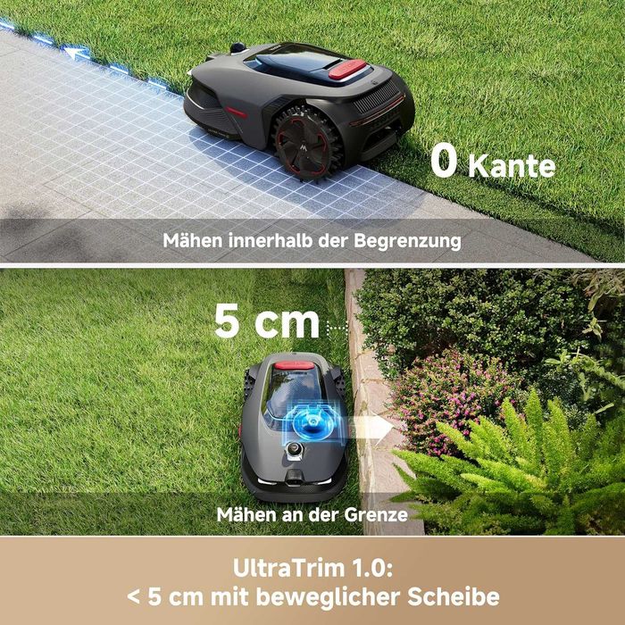 ПРОМО Нов 2г Гаранция Робот за Косене на Трева Mova LiDAX Ultra 1200 – 1200 м², AI Vision, 3D LiDAR, Без Периферен Кабел