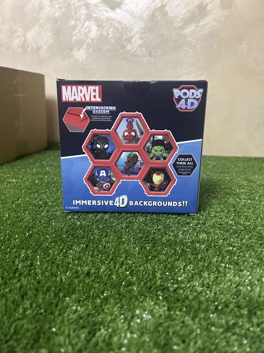Figurina Pods 4D, Iron Man Din seria Marvel, Wow