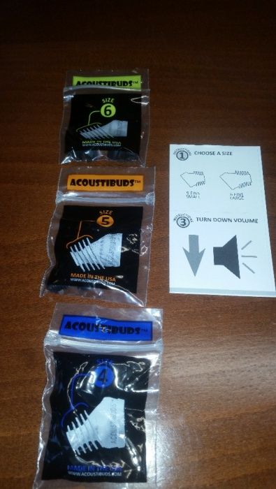 Adaptoare cauciuc pentru Casti de ureche Acoustibuds