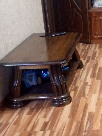 Стол журнальный из натурального дуба