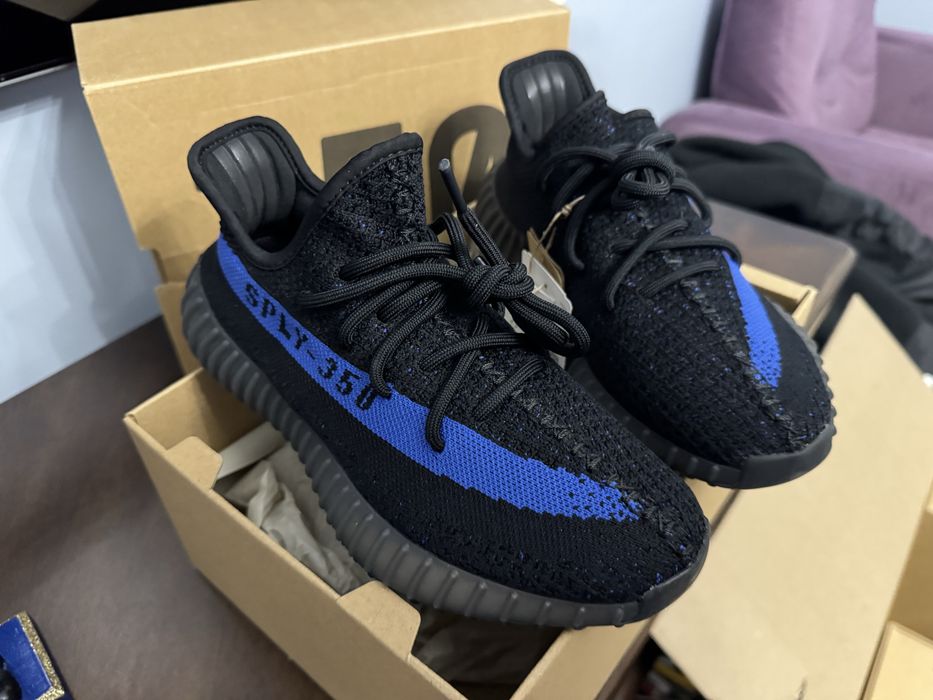 Редкие Yeezy boost 350 v2 Dazzling Blue ORIGINAL
