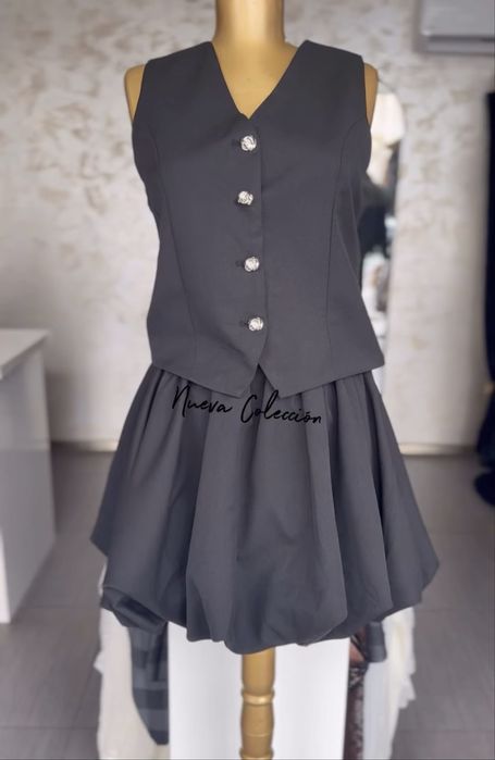 Дамска черна рокля