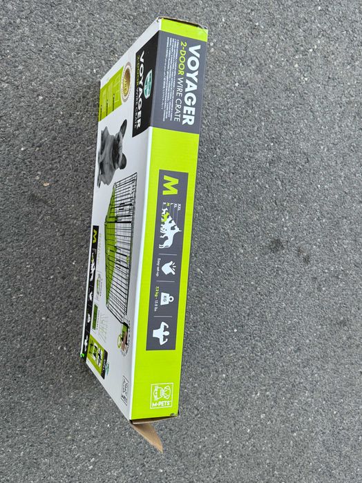 M-Pets Voyager сгъваема клетка с цветно дъно 76/48/53