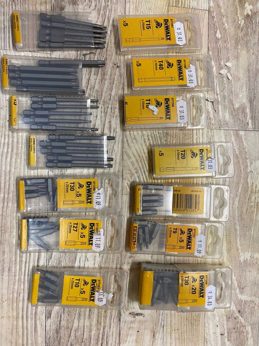 Накрайник T9 до T40 /Пирони галванизирани/Накрайник Pz1-2-3,Ph1-2-3