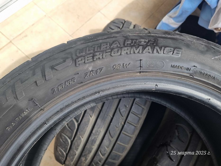 4 Летни гуми Tigar 215/55 R17 използвани
