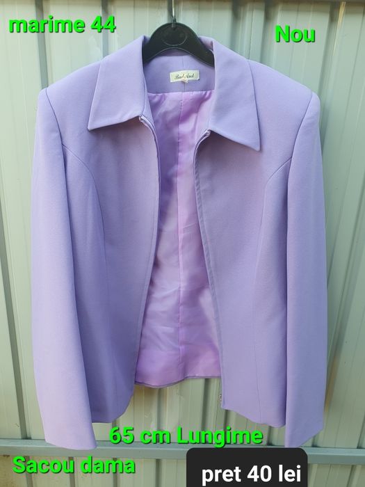 Sacou dama mov L / Nou