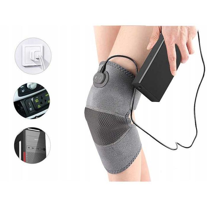 Genunchiera USB 3 moduri de temperatura & 3 de masaj dureri articulare