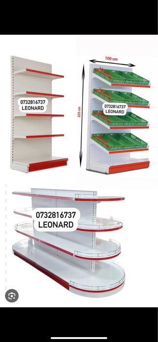 Rafturi de magazin pe stoc 1000 de metri liniar depozit de rafturi metalice