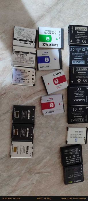 аккумуляторы и зарядные устройства для фотоаппаратов