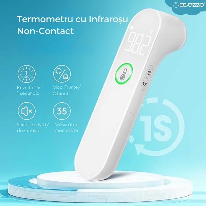 Termometru Digital, Infrarosu, pentru Copii si Adulti, NOU, Sigilat