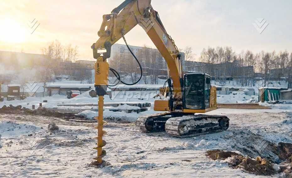 Гидробур Delta RD25 на экскаватор