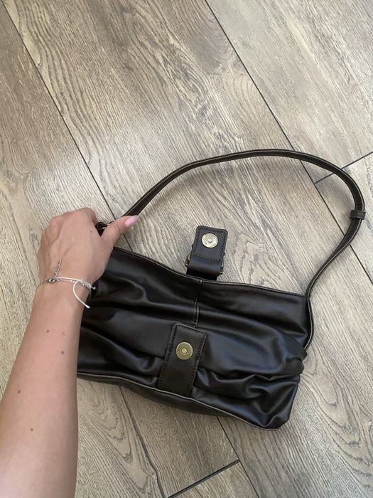 Кафява чанта Зара