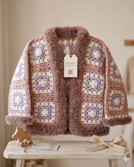 Детска жилетка,ръчно изработена