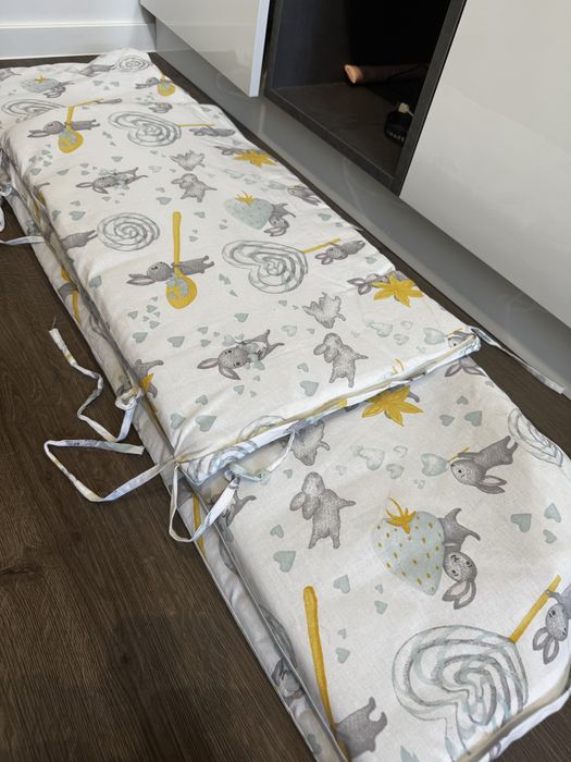 Детска кошара 120x60 + матрак, протектор и обиколници