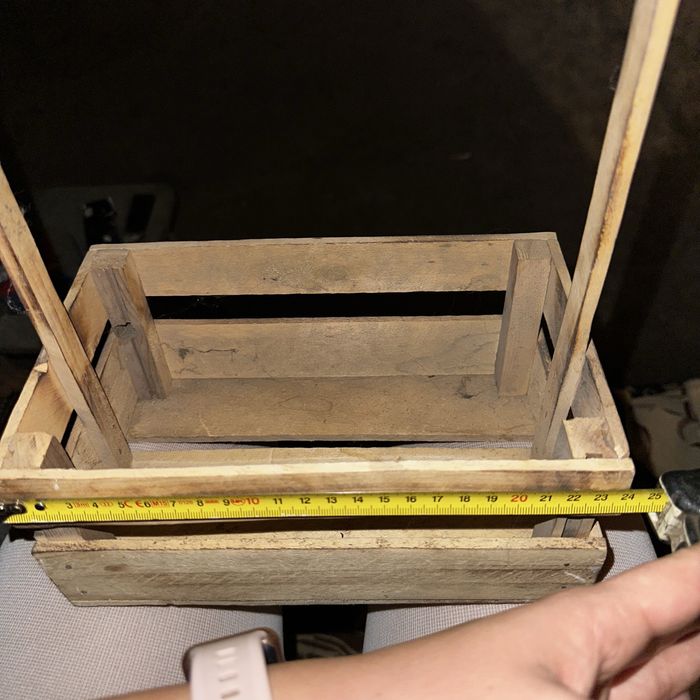 Корзина деревянная