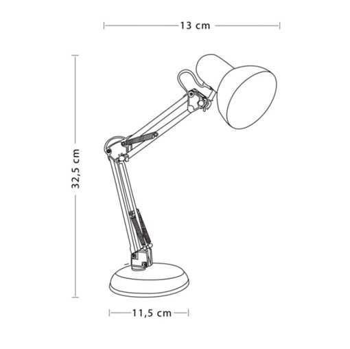 Настолна чертожна лампа с фасунга Е27