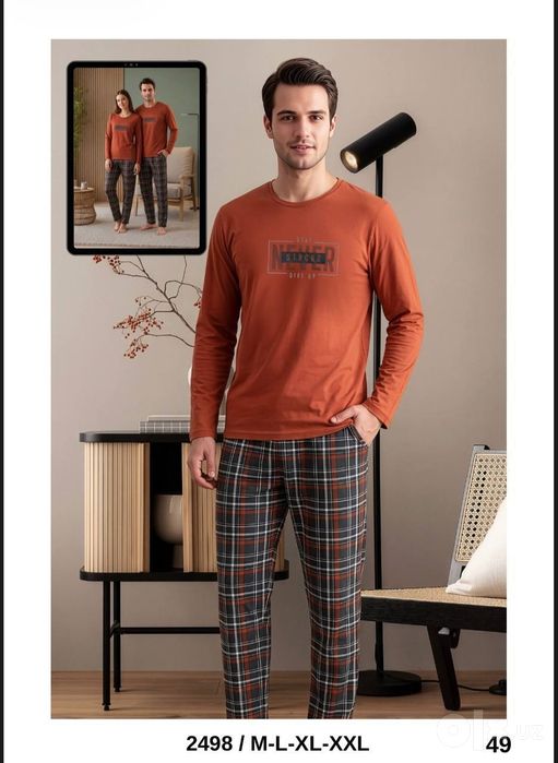 Pijama va uy kostyumi(100% paxta). Пижама и домашний костюм 100%хлопок