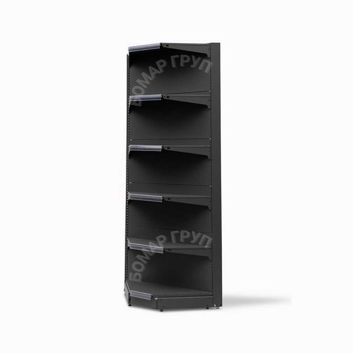 Крайстенни стелажи с ъгъл (ъглов стелаж), метални стелажи, оборудване