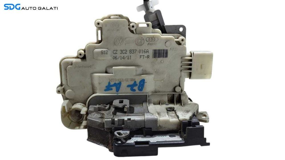 Broasca Incuietoare Usa Portiera Dreapta Fata Volkswagen Passat B6 2005 - 2010 Cod 3c2837016a [L7568]