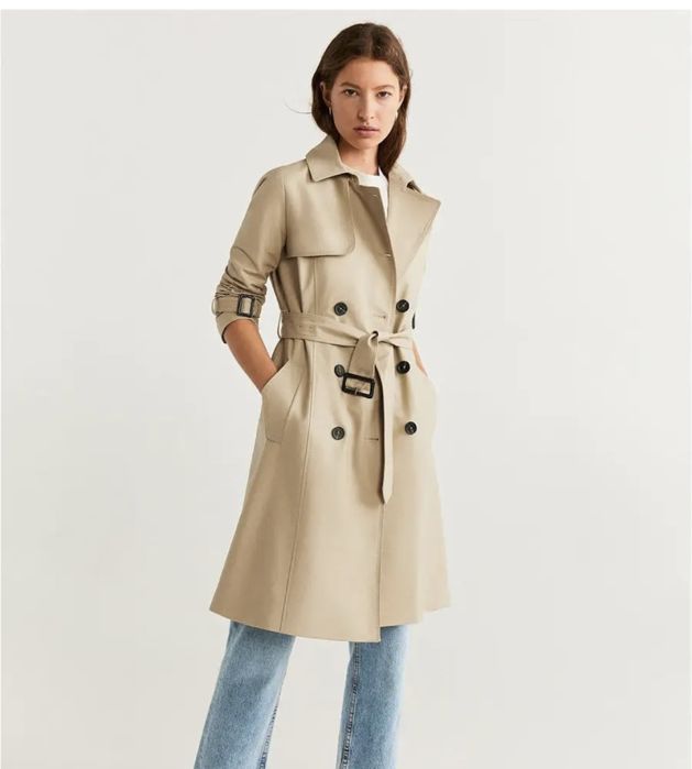 Тренч на весну от  Mango