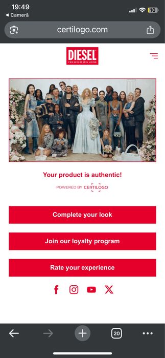 Blugi diesel originali