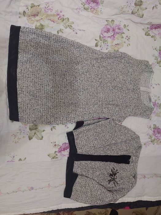 Женское платье с желеткой