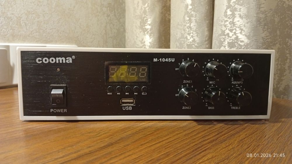 Музыкальный усилитель, динамики