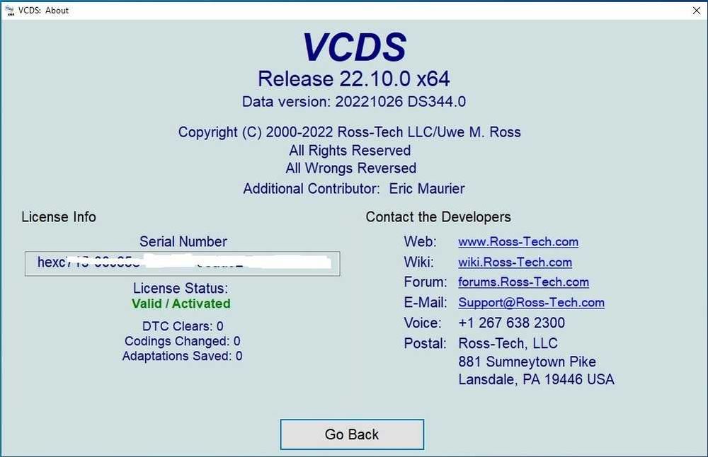 VCDS Vag Com 22.10.0 Tester Audi Skoda Vw Seat 2022 Full Diagnoza Auto